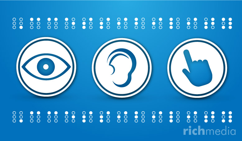 accessibility icons and braill